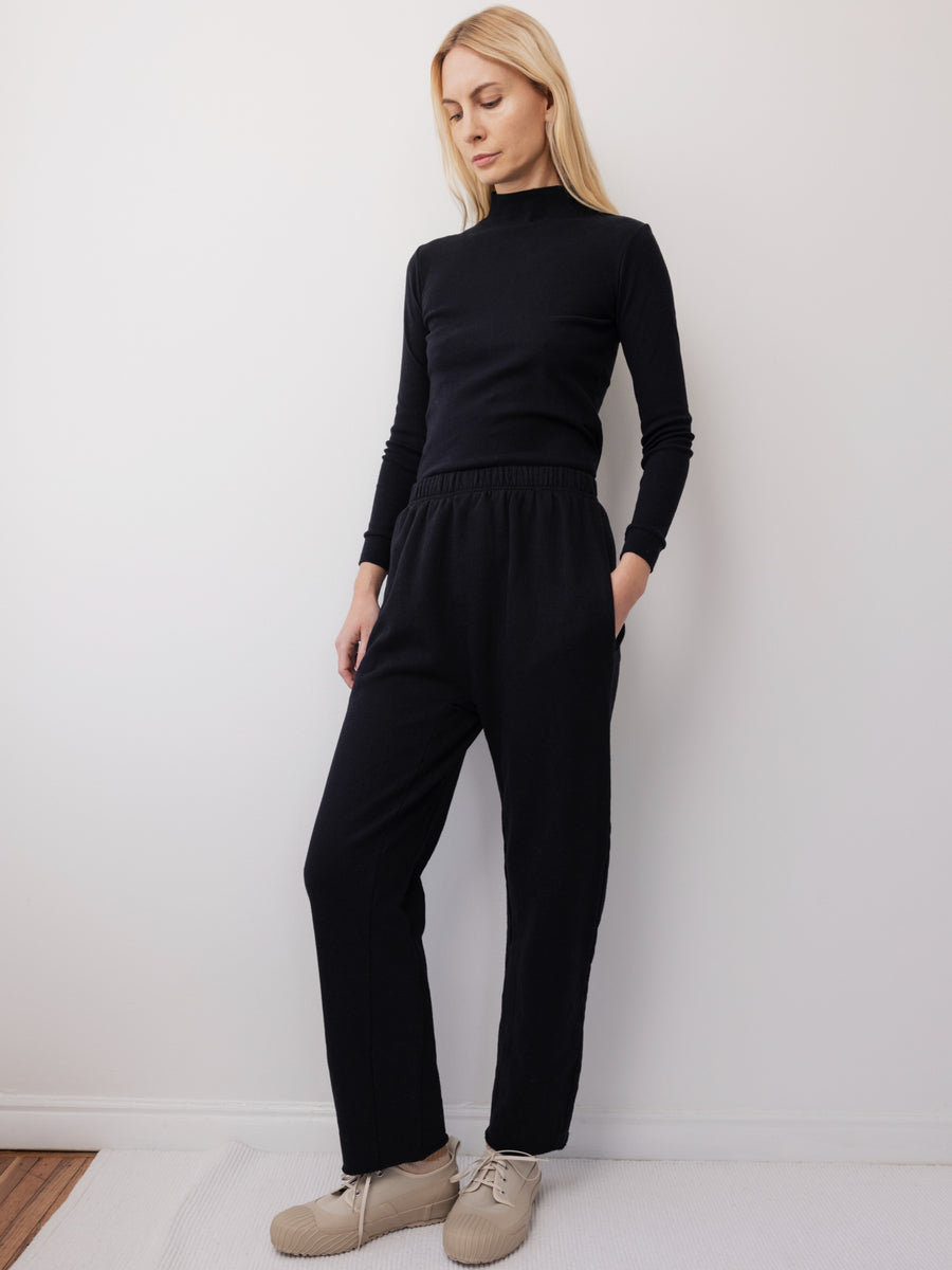 RATS / FLEECE EASY PANTS/ボトム/XL/ポリエステル/BLK/無地 Easy Sweatpant in Black - Wol Hide | Lovecraft – Lovecraft