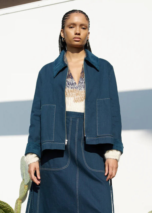 Ollie Jacket - Sea Moss - Atelier Delphine