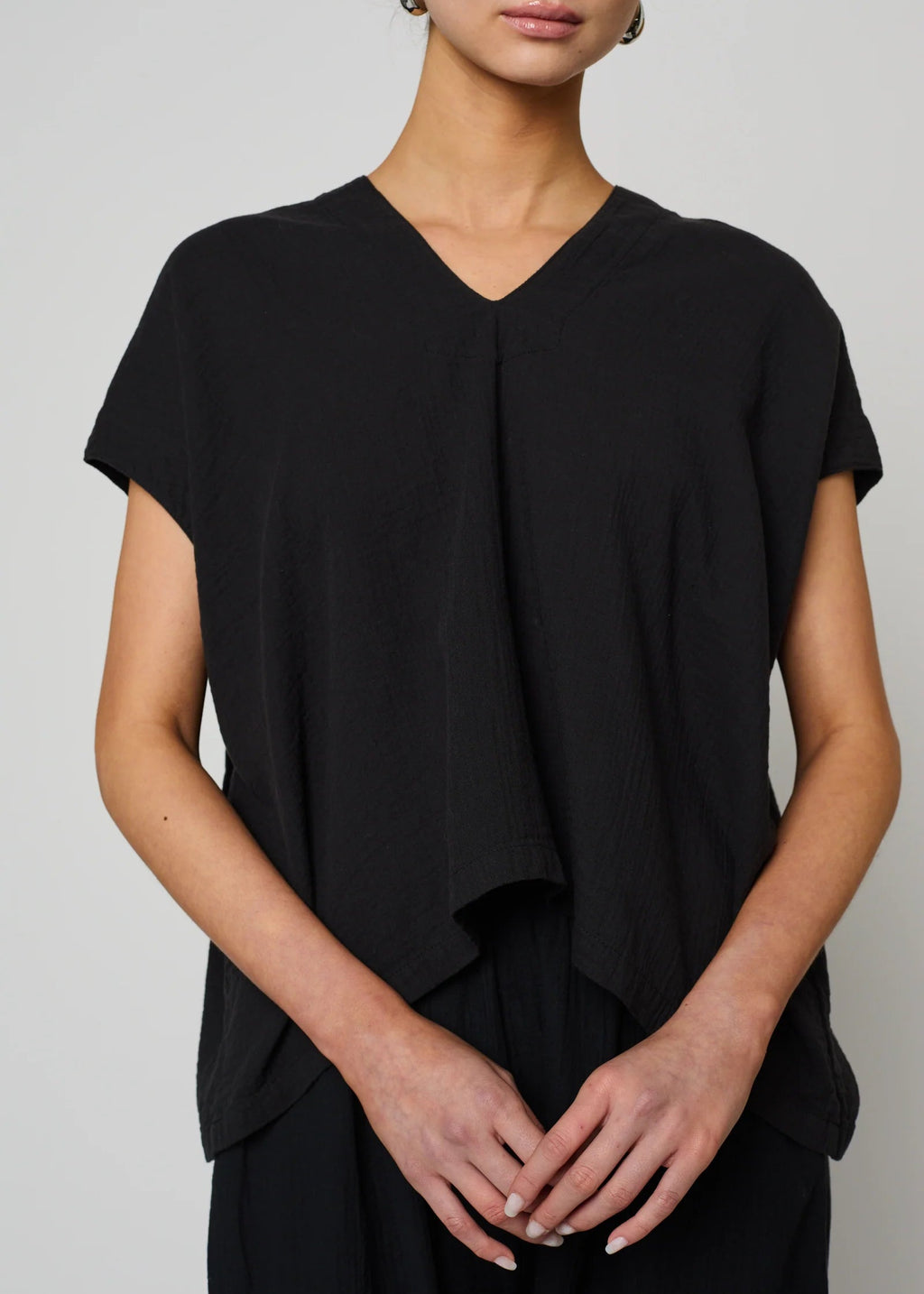 Celeste Top - Black - Atelier Delphine