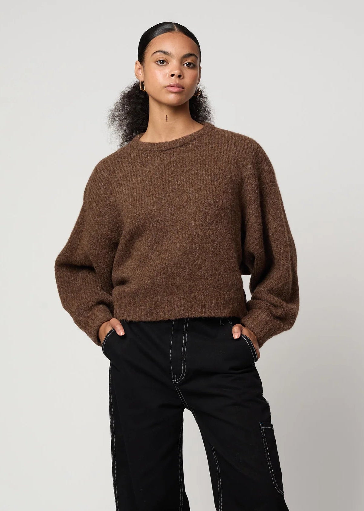 Balloon Sleeve Sweater - Atelier Delphine