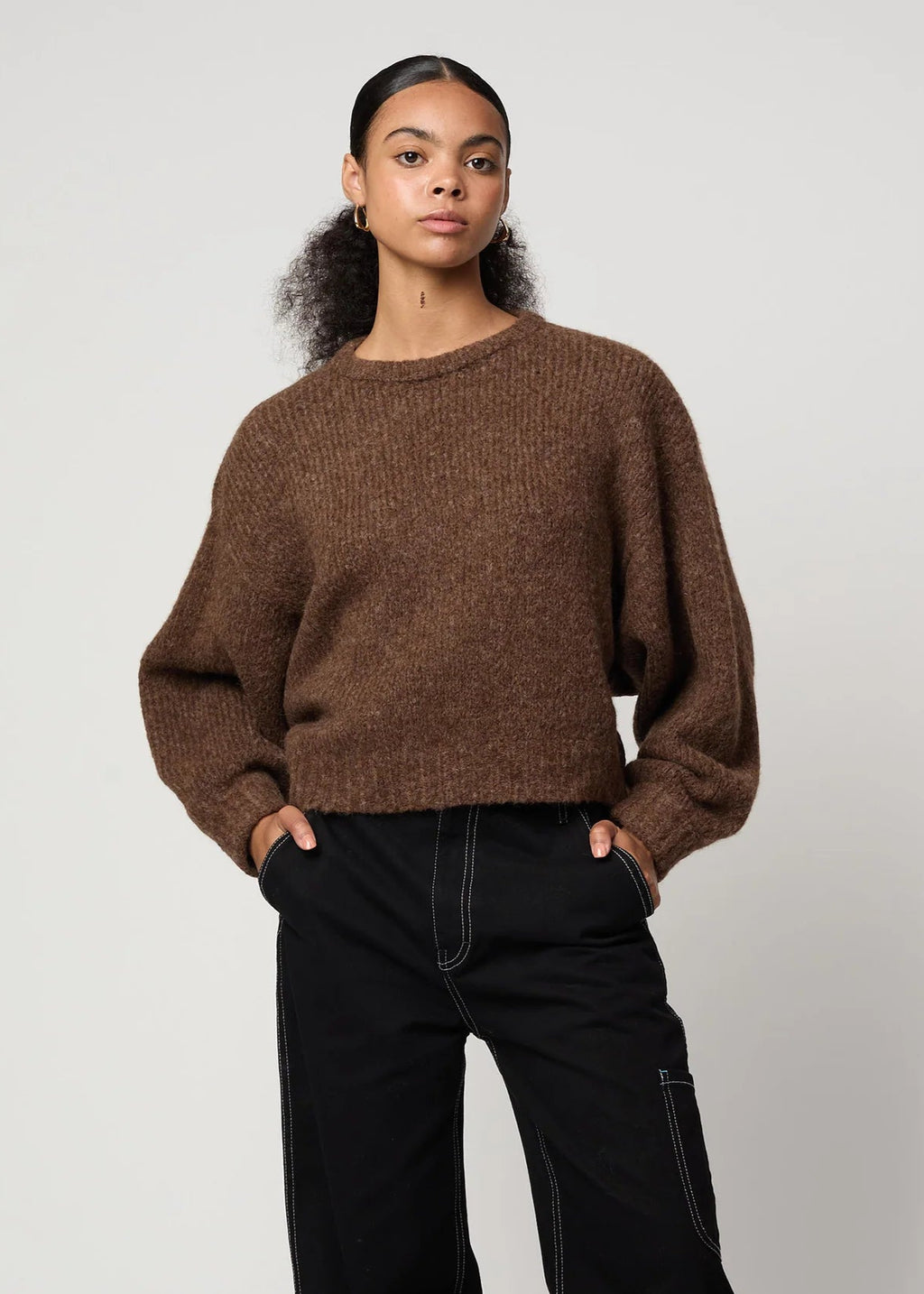 Balloon Sleeve Sweater - Atelier Delphine