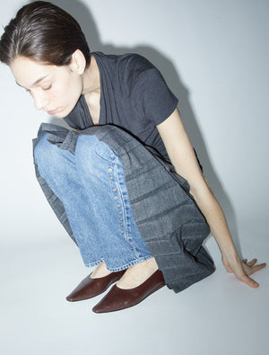 Luella Wedge in Brown - Paloma Wool