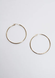 10 Karat Gold Hoops - Takara