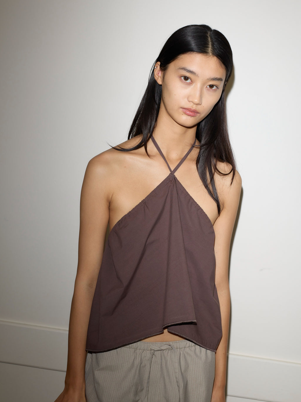 Napkin Top in Chocolate - Deiji Studios