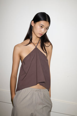 Napkin Top in Chocolate - Deiji Studios