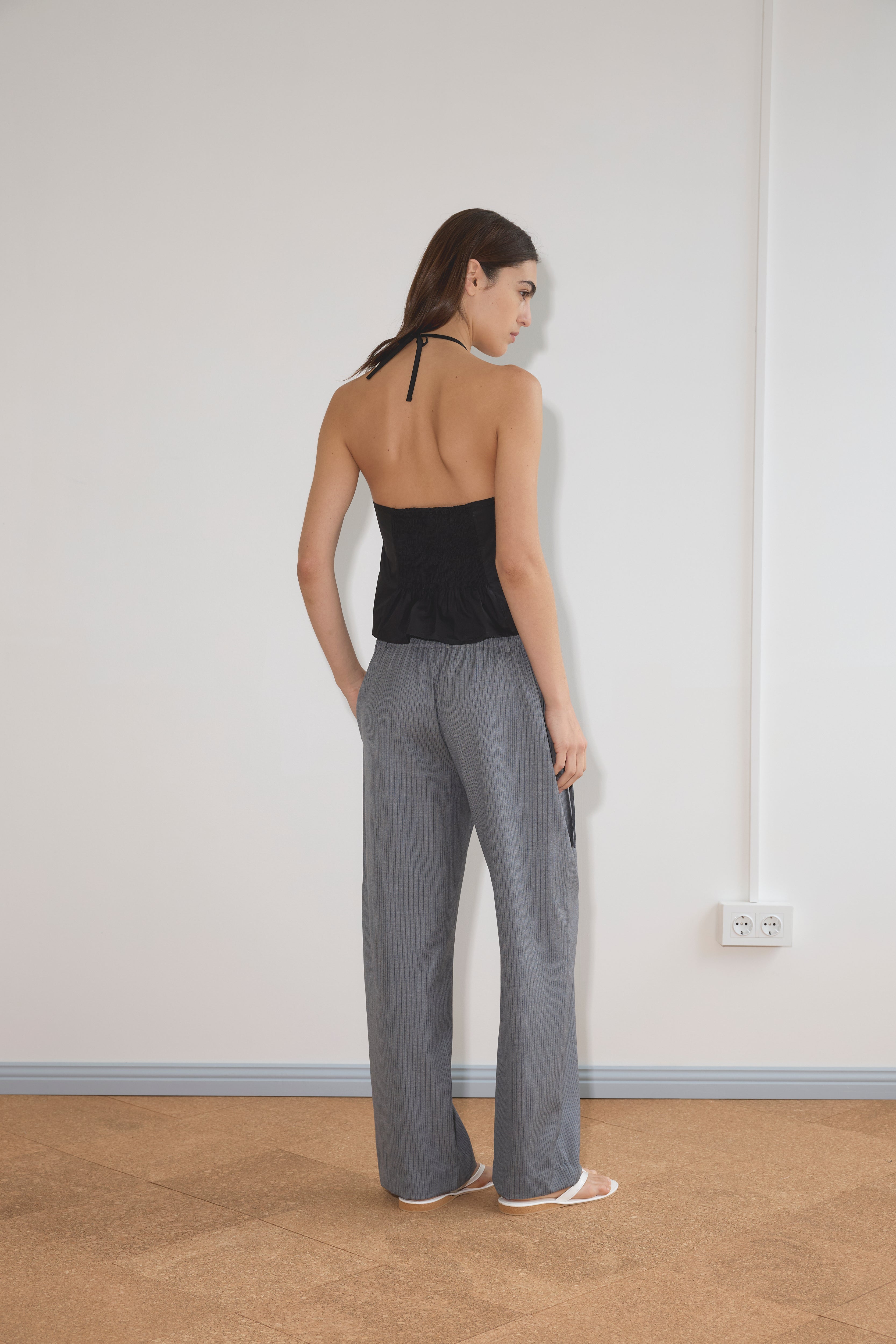 Strap Top in Black - Deiji Studios