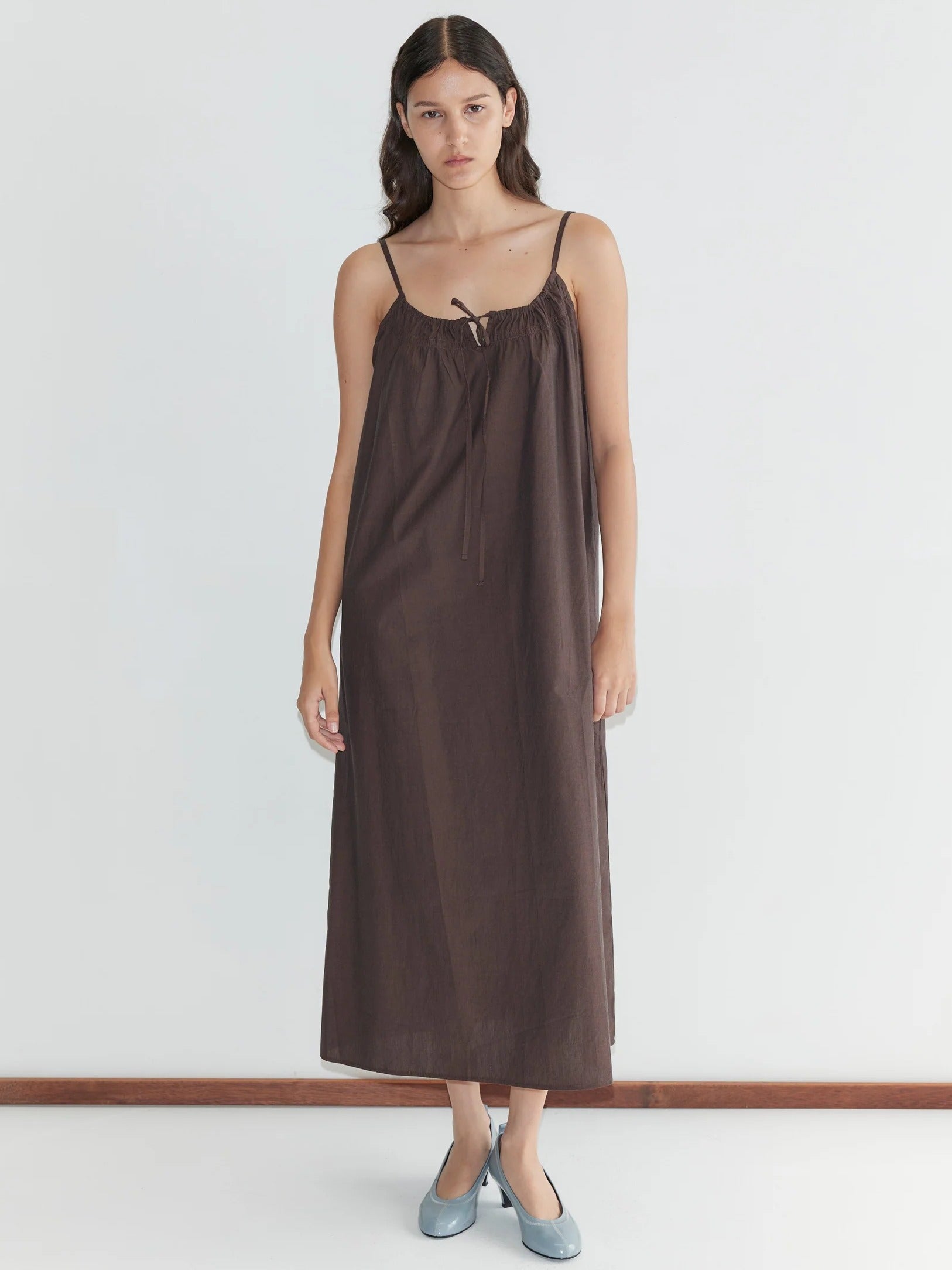 Light Maxi Dress in Toast