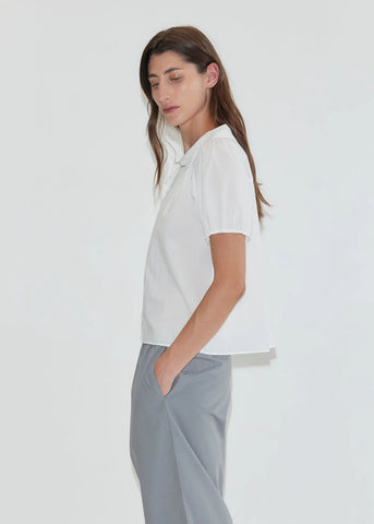 Petal Top in White - Deiji Studios