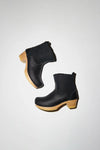 5" Pull on Shearling Clog Boot in Black - No. 6