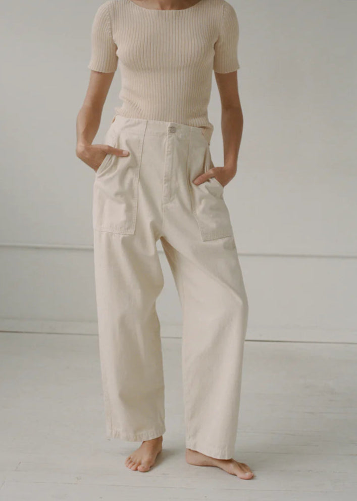 Painter Pant in Natural - Shaina Mote