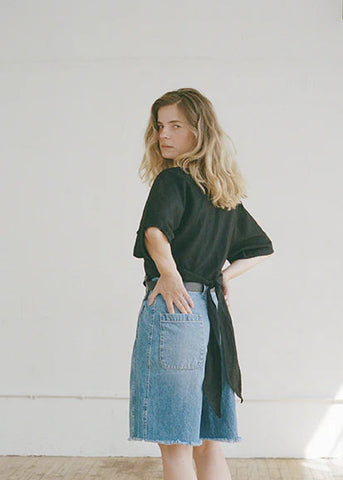 Natura Top In Onyx - Shaina Mote