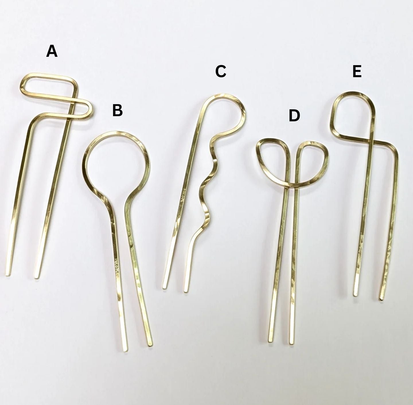 Brass Hair Fork