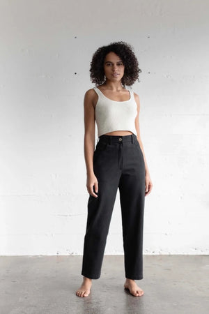 Narrow Trouser in Black - First Rite