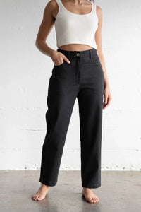 Narrow Trouser in Black - First Rite