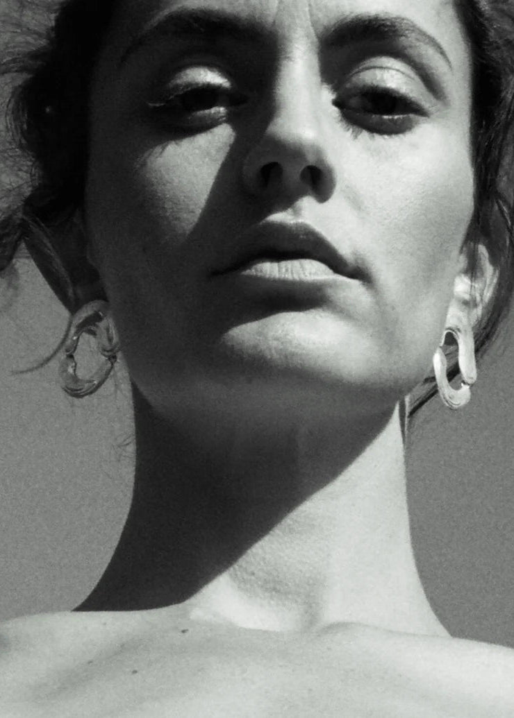 Brass Swish Earrings - Leigh Miller