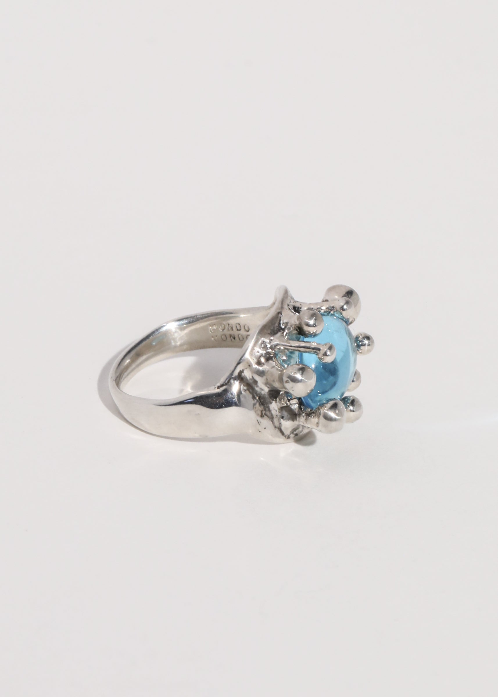 Atrium Ring in Aqua - Mondo Mondo