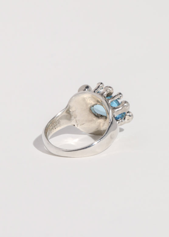 Atrium Ring in Aqua - Mondo Mondo