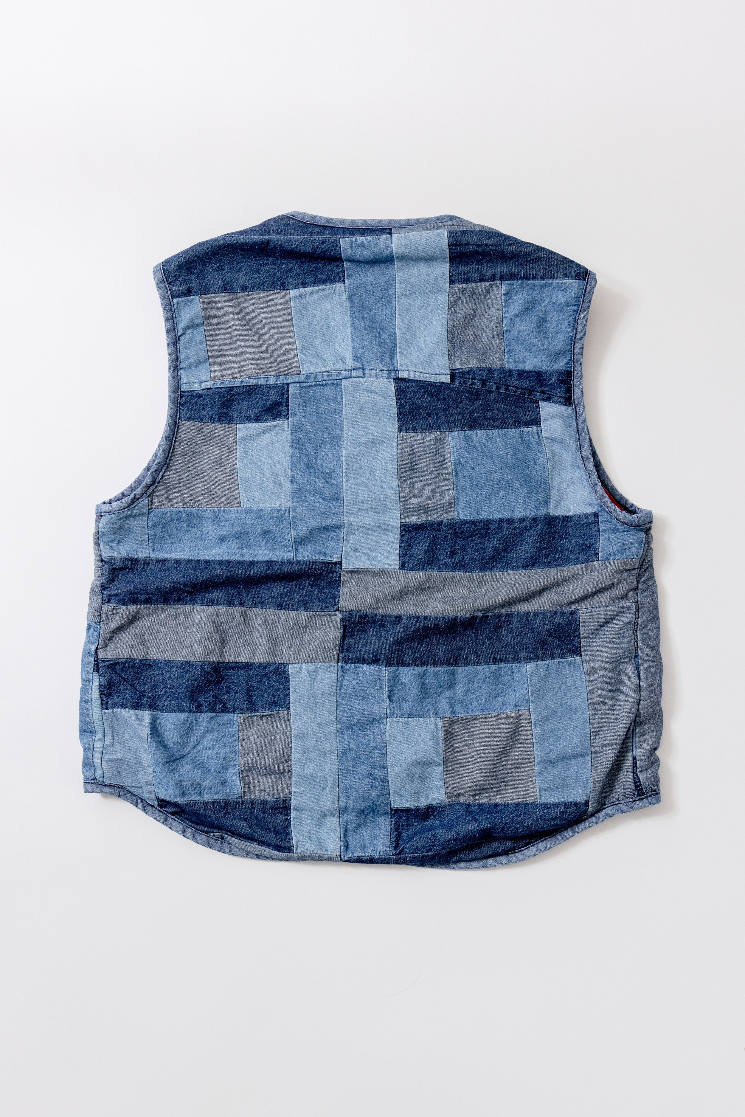 Reversible Vest - Log Cabin- Carleen