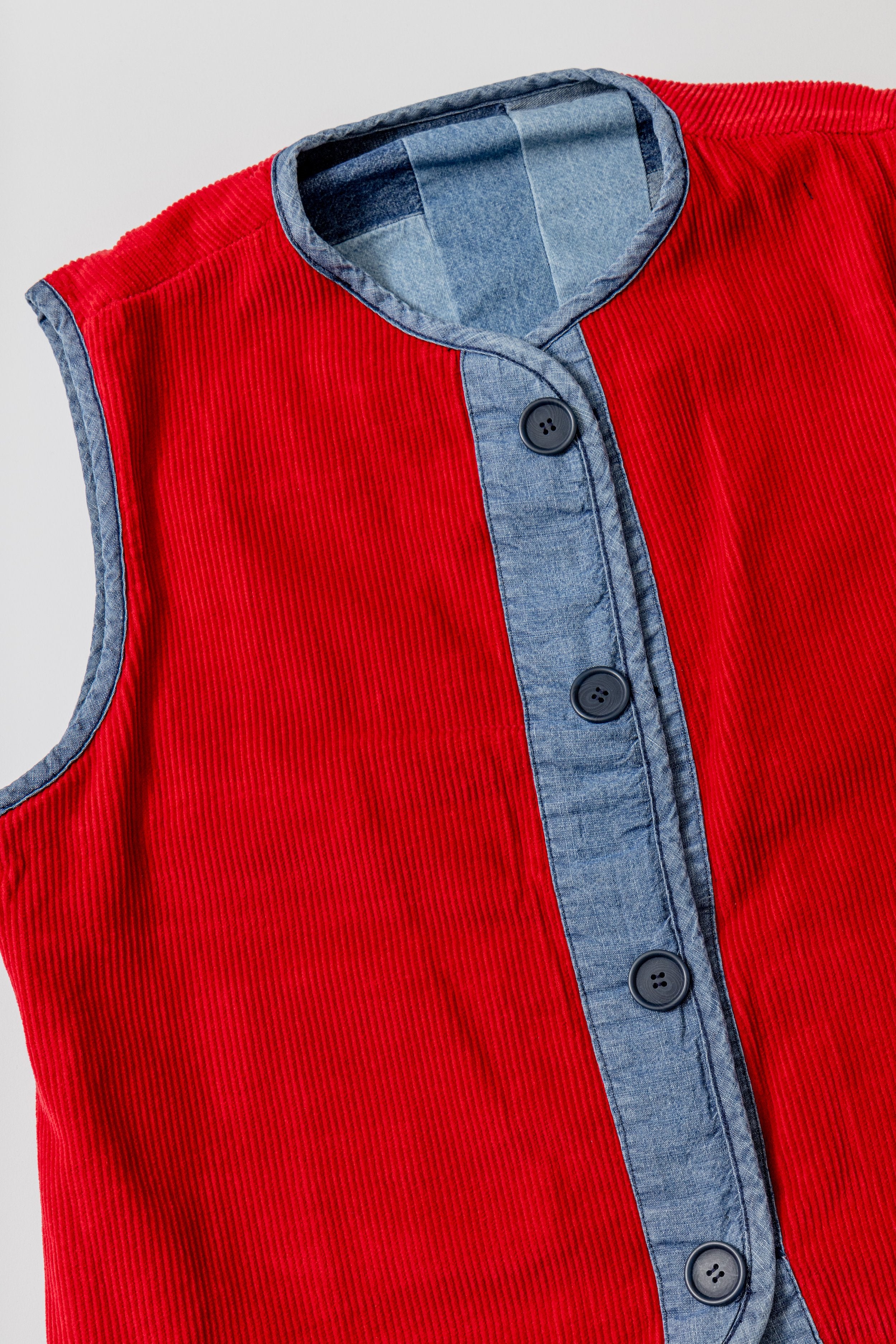 Reversible Vest - Log Cabin- Carleen