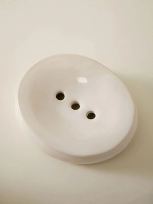 Peb Soap Dish - White