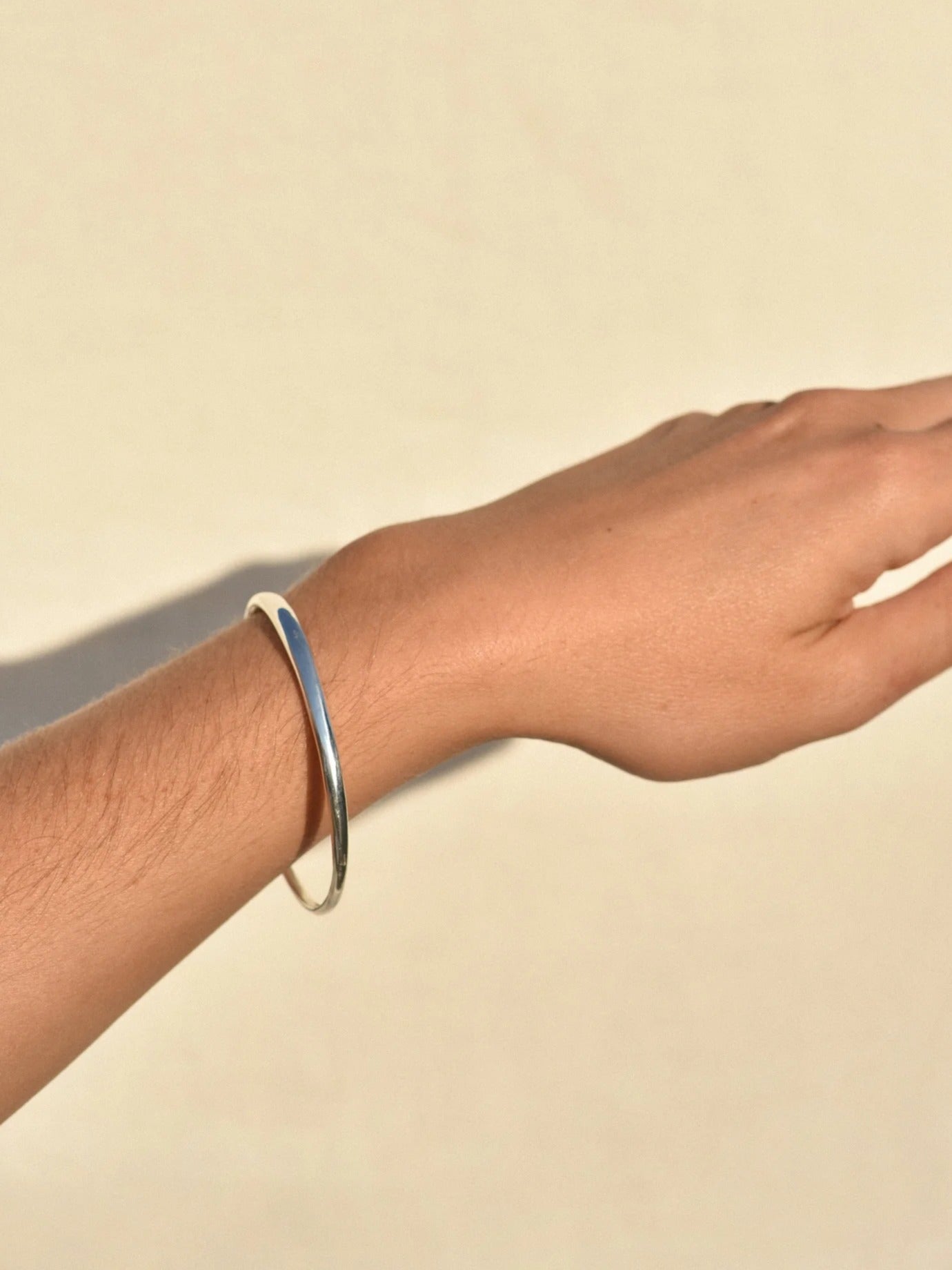 Silver Slim Constantine Bracelet- Leigh Miller