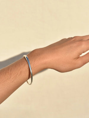 Silver Slim Constantine Bracelet- Leigh Miller