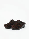 Bridgit Clog in Espresso Pony on Black - No. 6