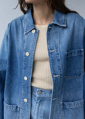 Chore Coat in Vintage Indigo - Shaina Mote
