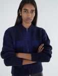 Cruz Zip Sweater in Blue - Paloma Wool