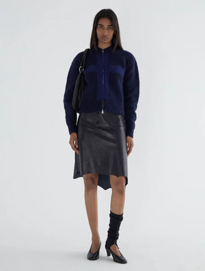 Cruz Zip Sweater in Blue - Paloma Wool