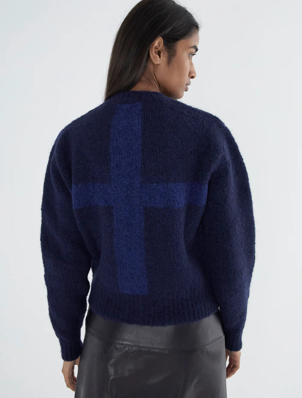 Cruz Zip Sweater in Blue - Paloma Wool