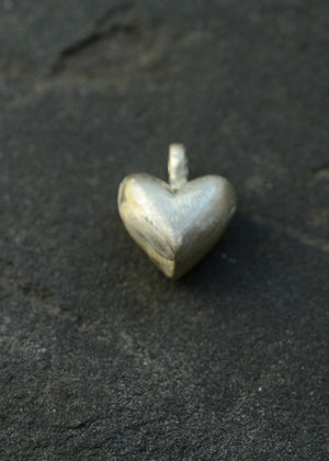 Folk Heart Pendant Necklace