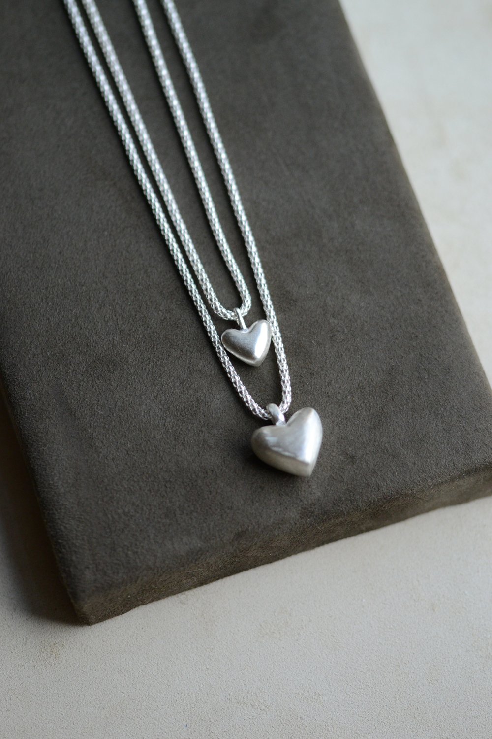 Folk Heart Pendant Necklace