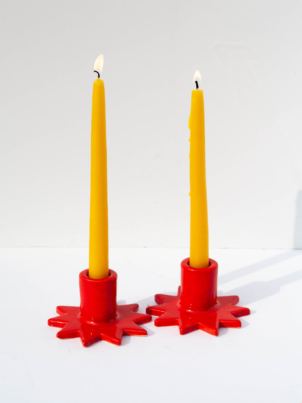 Estrella Candleholders Set - Roja