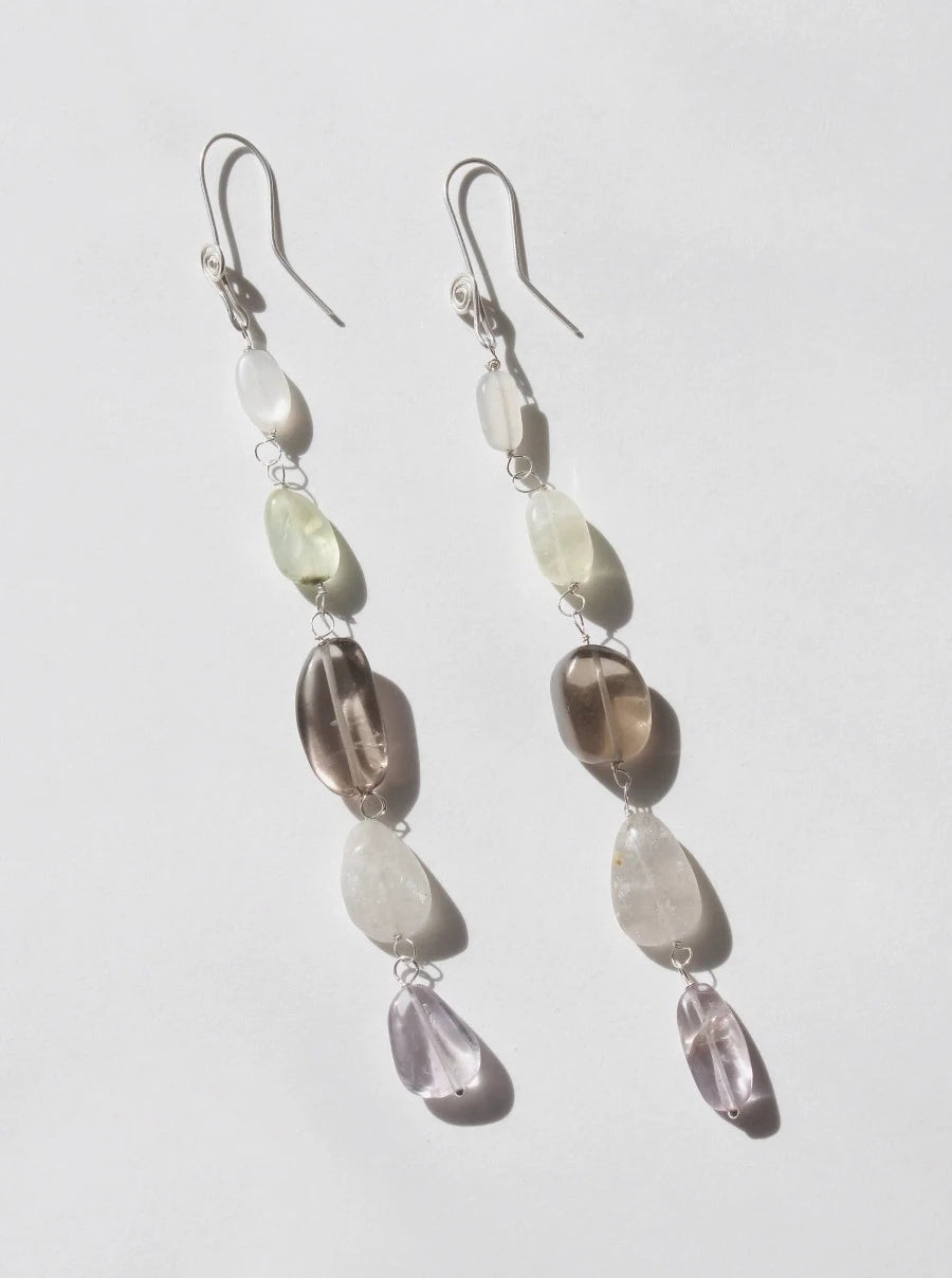 Gemstone Drop Earrings - Takara