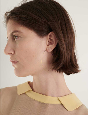 Gold Hoop Earrings - Kathleen Whitaker