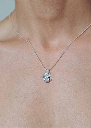 Lava Dime Necklace - Faris