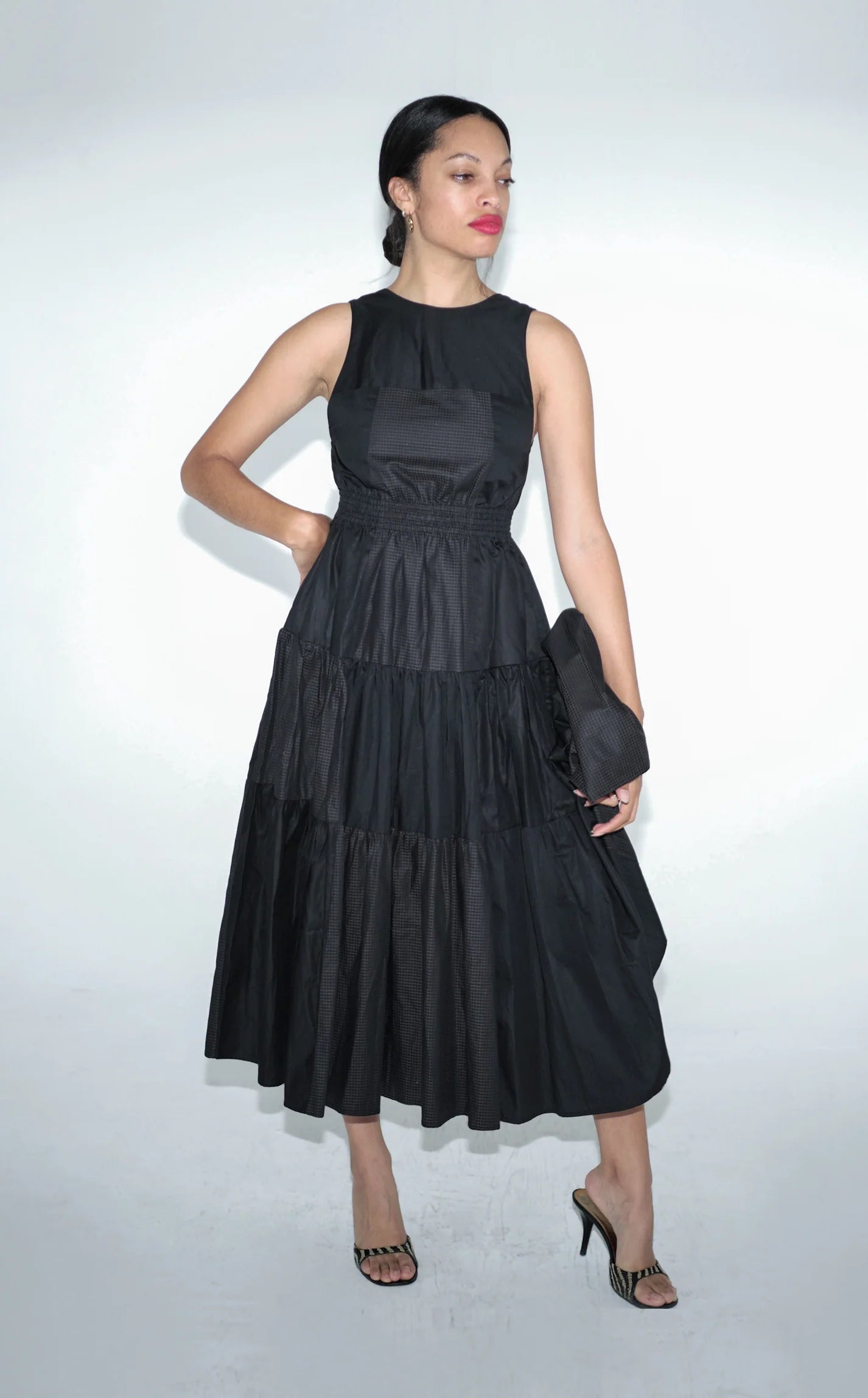 Teresa Dress in Black - Loti