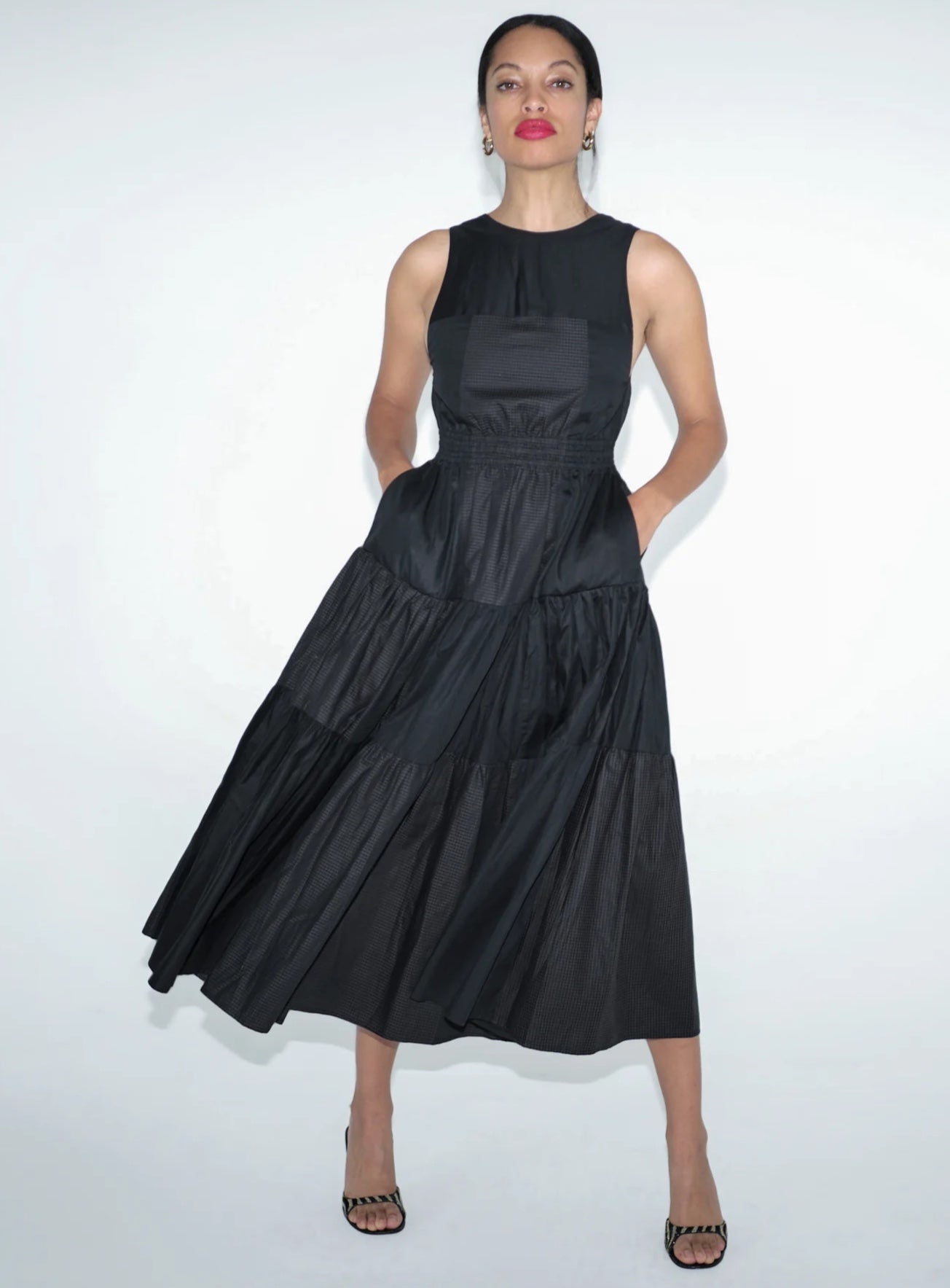 Teresa Dress in Black - Loti