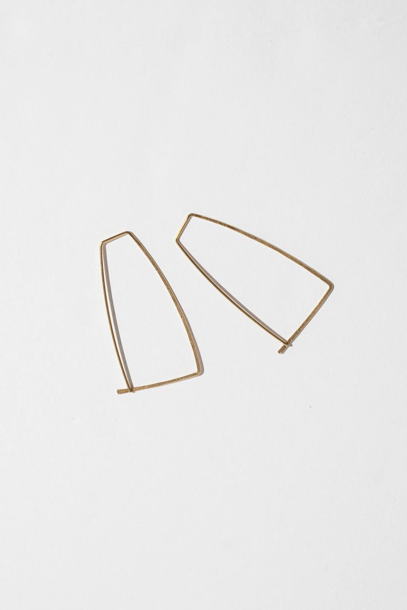 Geo Hoop Earring