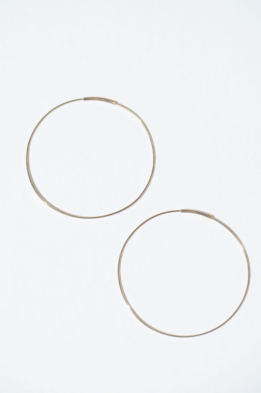 Gold Hoop Earrings - Kathleen Whitaker