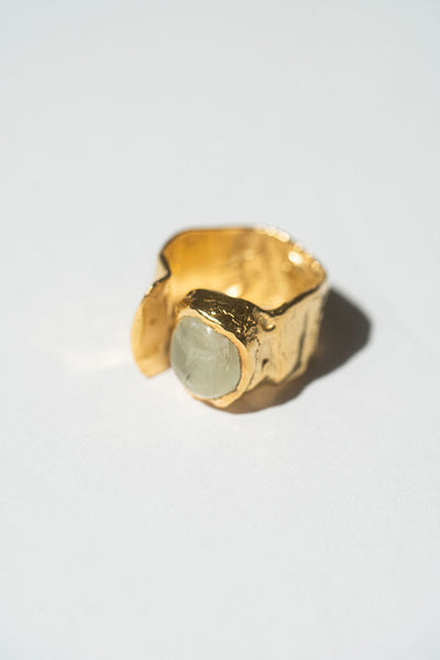 【海外限定】Simuero Uva Ring 天然石 海 ストーン Silver Gold 海外限定】Simuero Uva Ring 天然石 海 ストーン Silver Gold