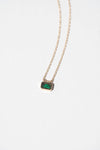 Emerald Necklace - 14k