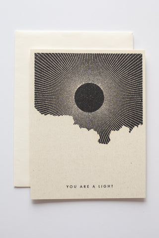 You Are A Light Card