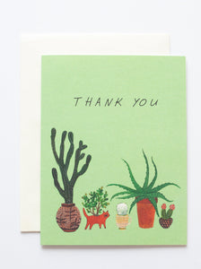 Cactus Thank You Card