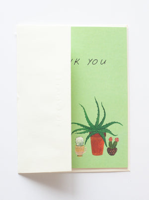 Cactus Thank You Card