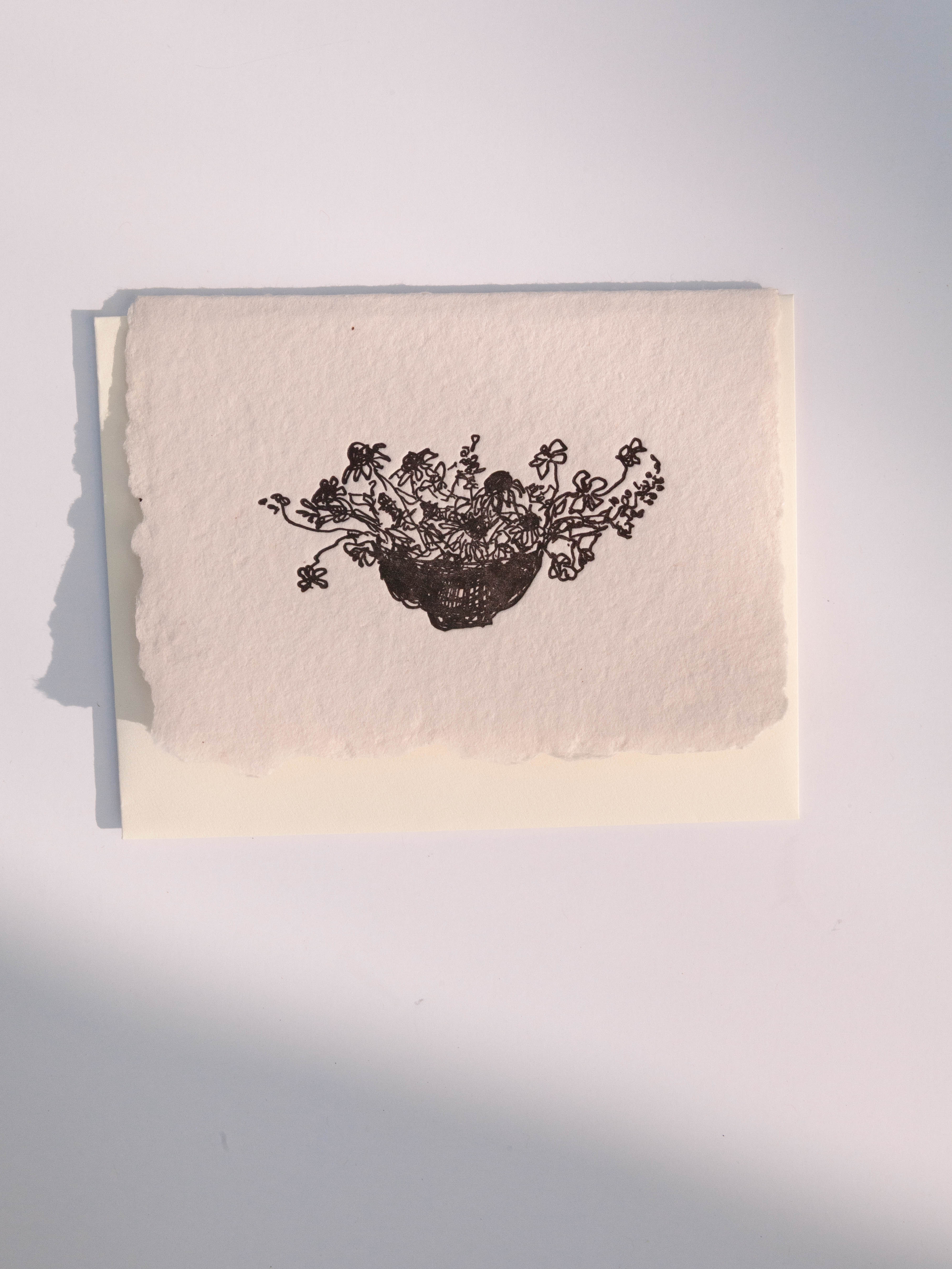 Bowl of Flowers Card