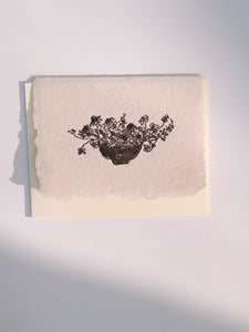 Bowl of Flowers Card