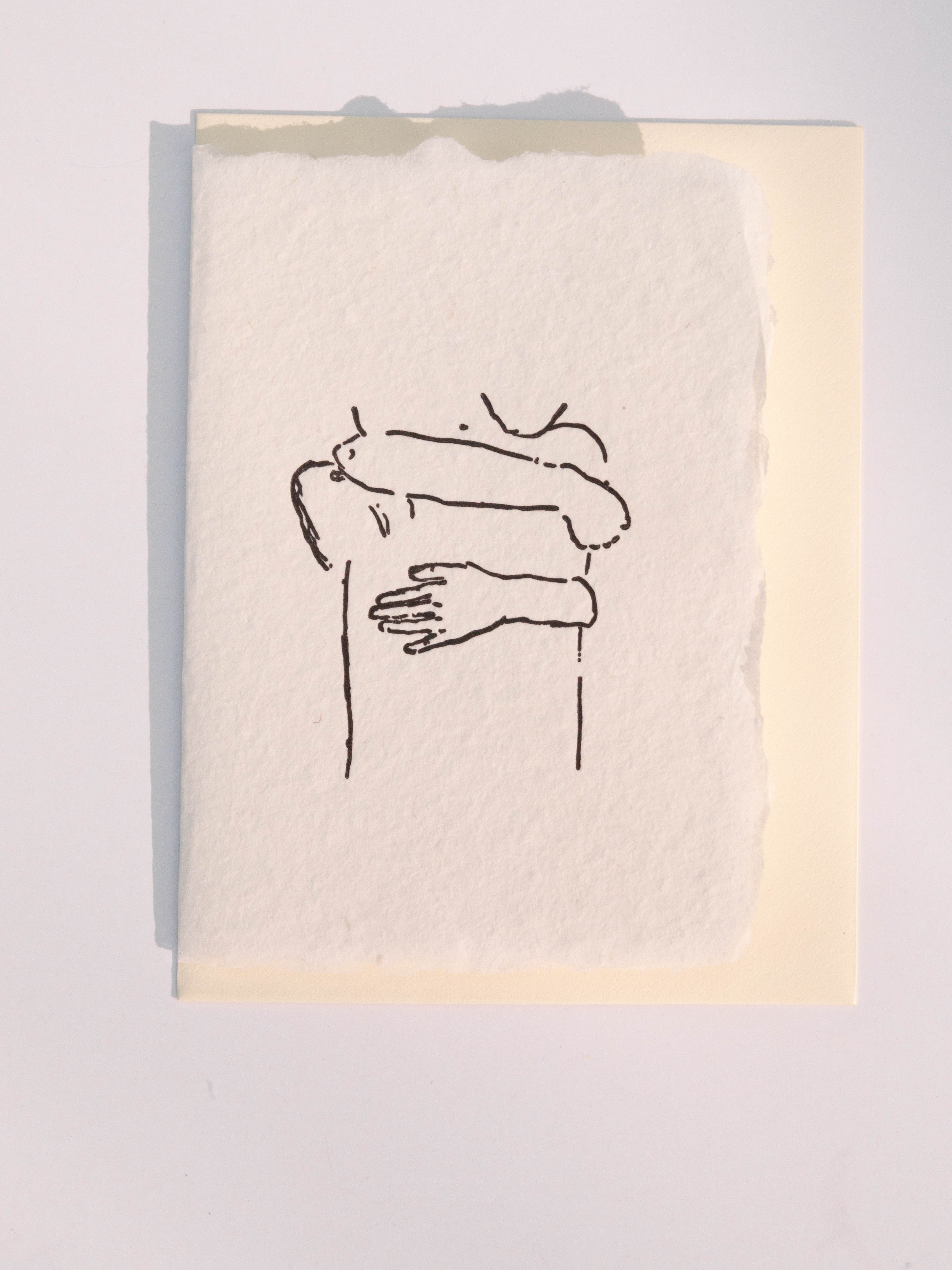 Hug Sketch Card
