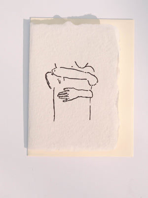 Hug Sketch Card